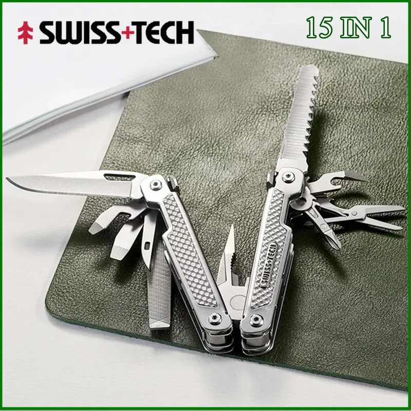 

SWISS+TECH Многофункциональные плоскогубцы 15 в 1