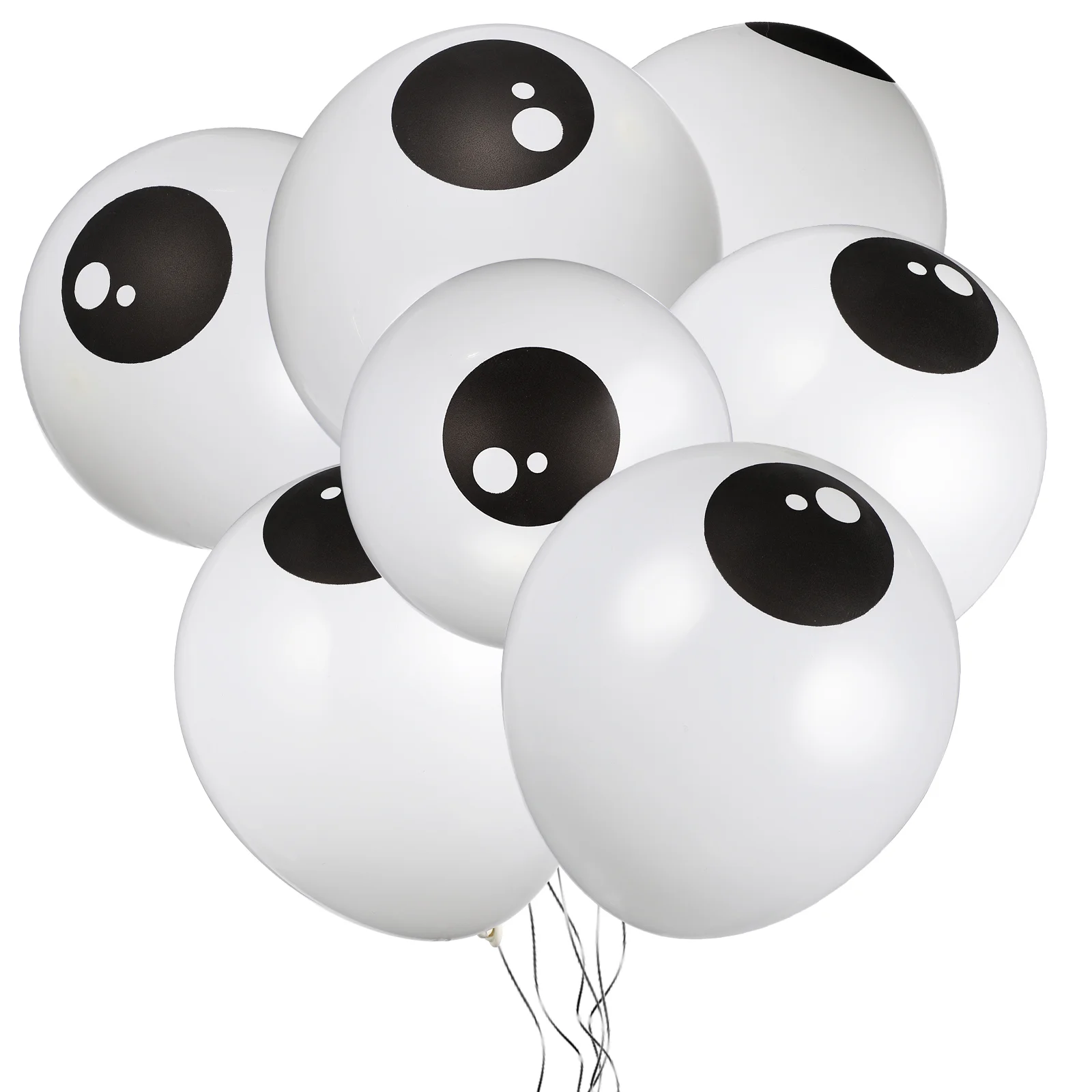 

Eyeball Balloons, 100Pcs Round Latex Balloons Terror Party Decoration for Home Ornament Holiday Party Supplies 5inch