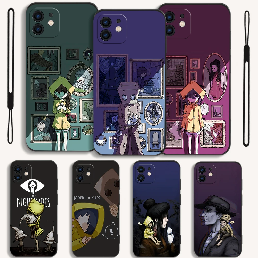 

Littles Nightmares Phone Case For Samsung Galaxy S23 S22 S21 S20 Ultra Plus FE S10 4G S10E Note 20 10 9 Plus With Lanyard Cover