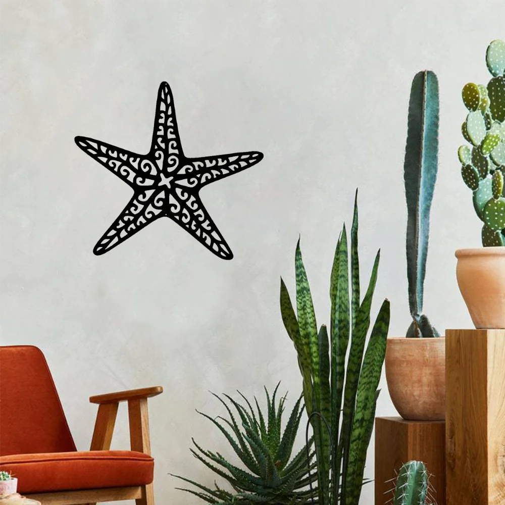 Вдохновляющий Дизайн Металлических Настенных Украшений В Виде Морской Звезды —