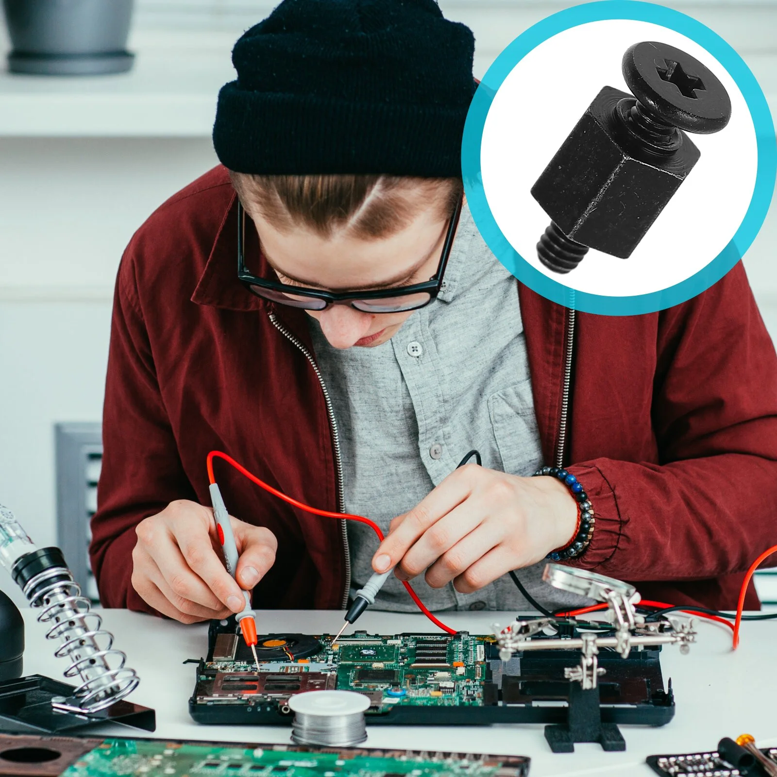 

10 PCS M2 Motherboard Screws Para Laptop Mounting M.2 SSD Bracket Metal