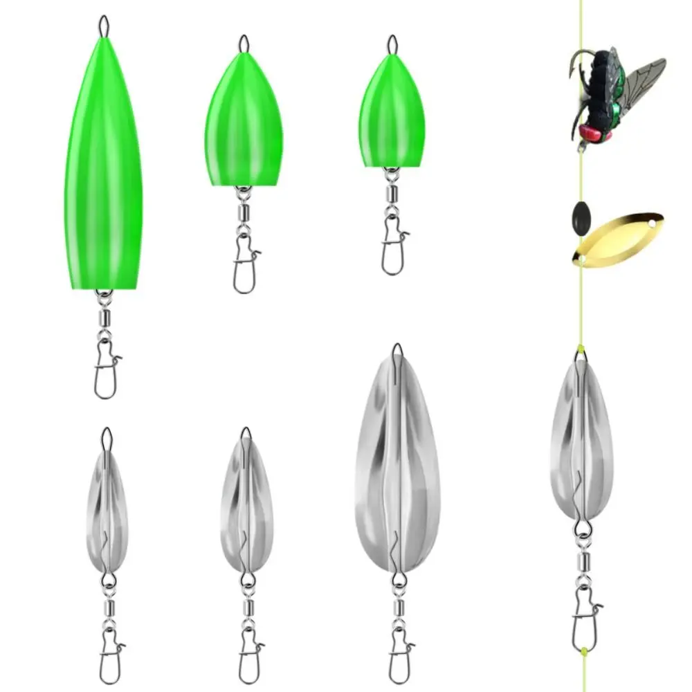 

10ocs guide hole Artificial Flies Lures Steady flow tank Fly Fishing Shot Assistant Assistor Floating