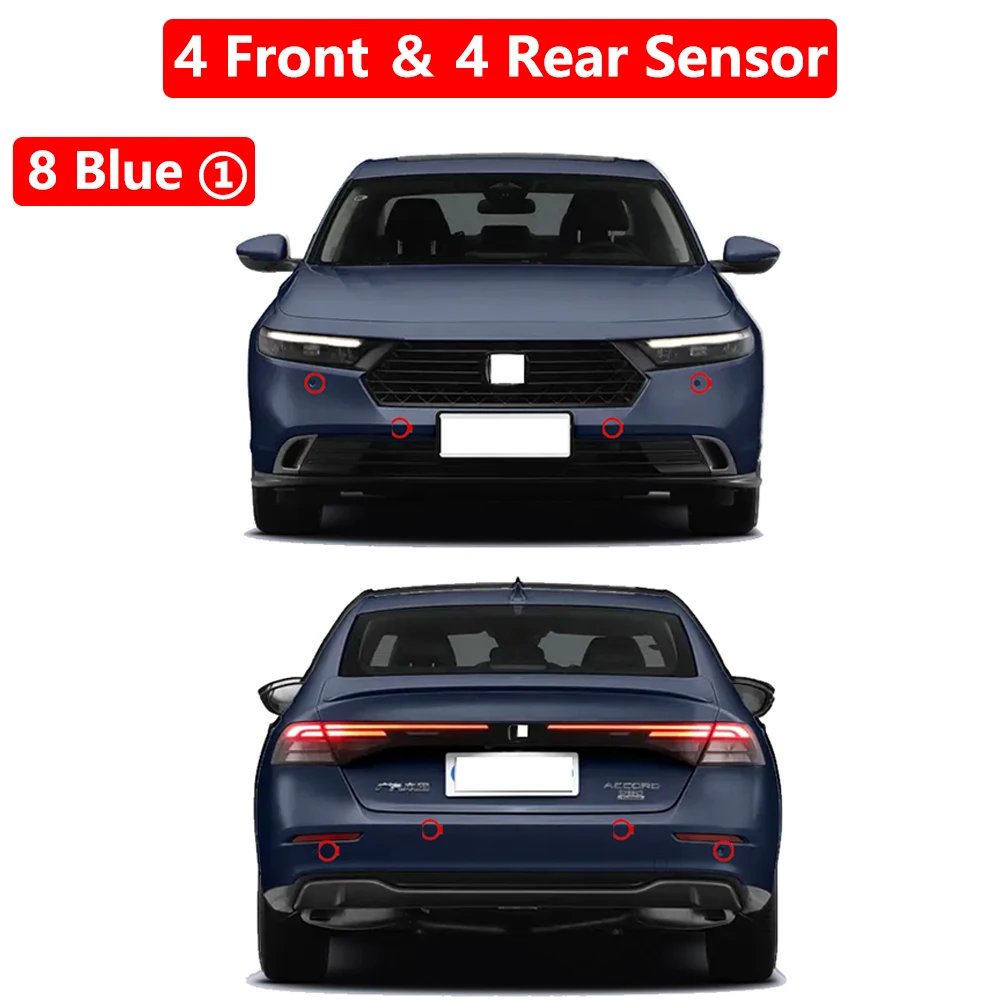 

ZhuCamX для Honda Accord 11 Mk11 CY 2023 2024 2025 Автомобильный датчик парковки спереди и сзади, вспомогательная реверсивная система AID Plug & play