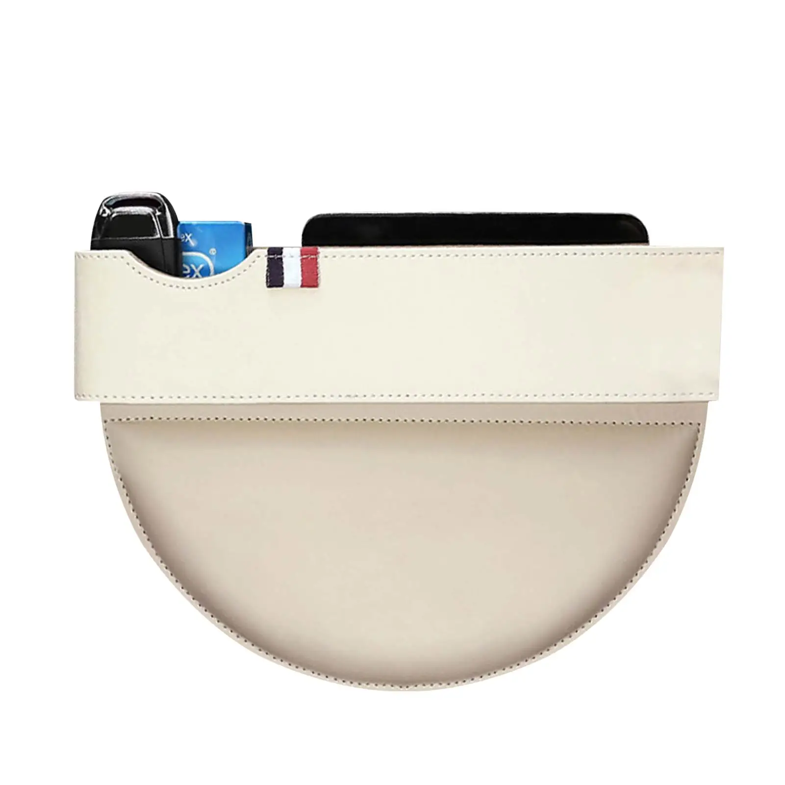 

Органайзер из искусственной кожи для автомобильного сиденья, карман для телефона, ключей, карт, аксессуар для интерьера автомобиля