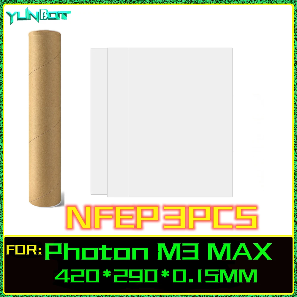 3d printer Anycubic13.6 Inch/ NFEP Film Size 420*290*0.15mm Apply for Sonic Mega 8K /ANYCUBIC PHOTON M3 MAX loading=lazy