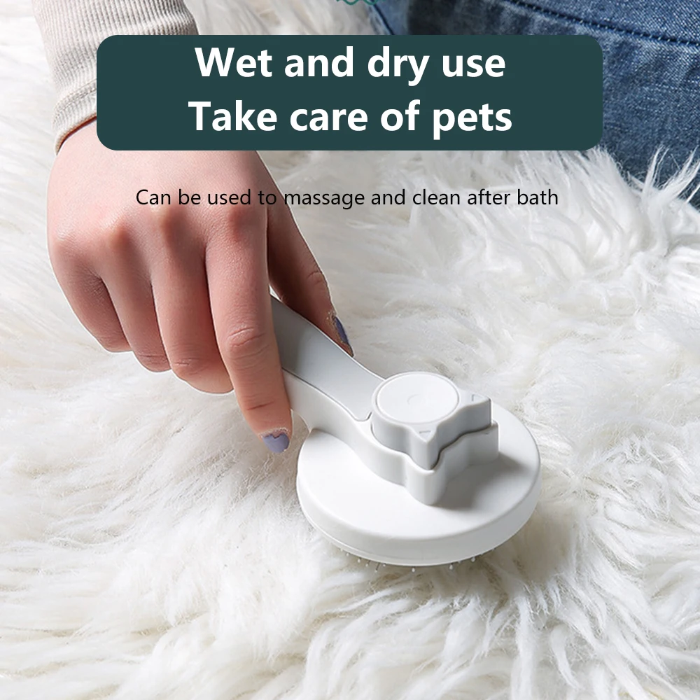 Щетка для кошек расческа удаления шерсти домашних питомцев собаки щетка