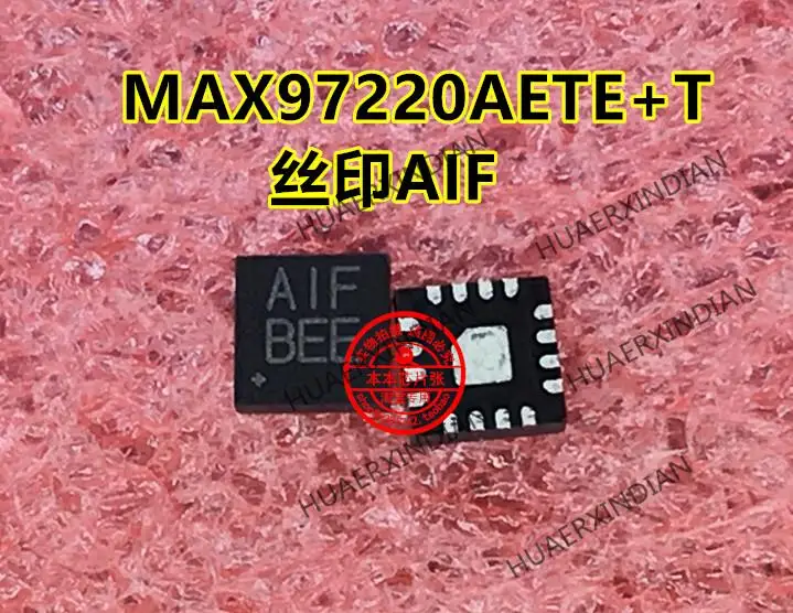 

MAX97220AETE+T MAX97220A Printing AIF QFN Quality Assurance