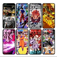 dragon ball animation shockproof cover for google pixel 6 6a 6pro 5 5a 4 4a xl 5g silicone tpu black phone case shell soft coque