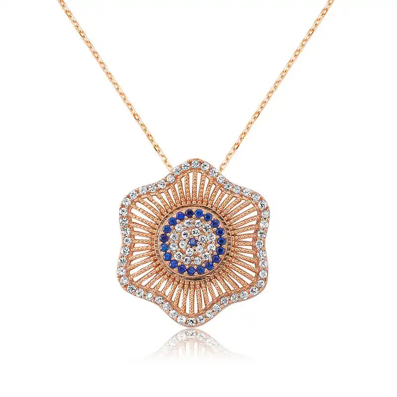 

Tevuli 925 Sterling Silver The Genres Change Flower lady necklace