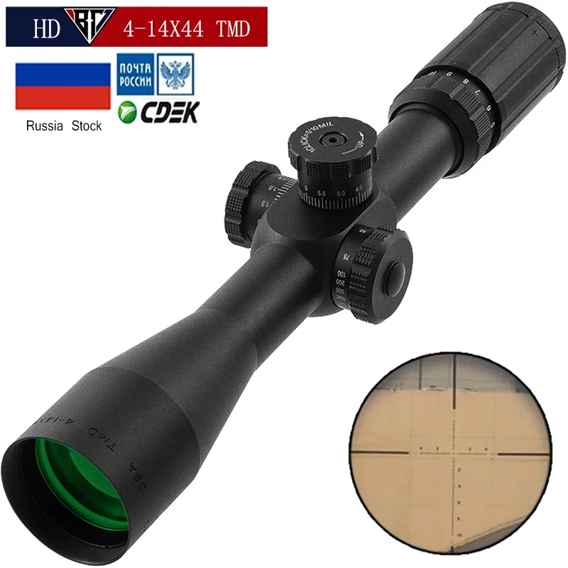

BSA TMD 4-14X44 FFP Hunting Scope First Focal Plane Riflescopes Tactical Glass Etched Reticle Optical Sights Fits .308