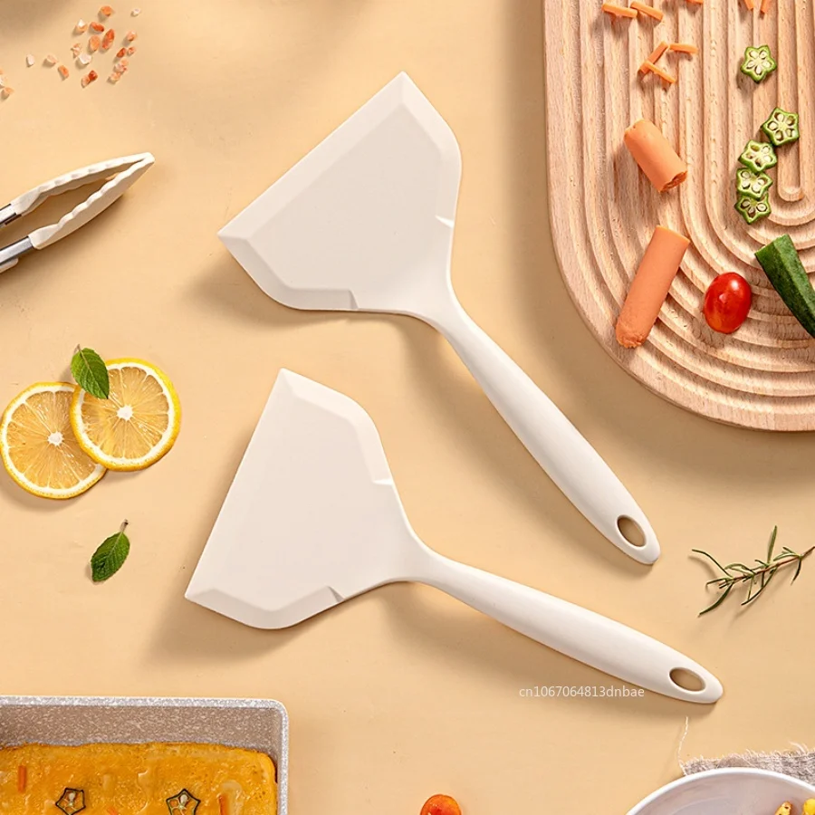 1 шт. силиконовая термостойкая лопаточка бытовая пищевая сковорода с
