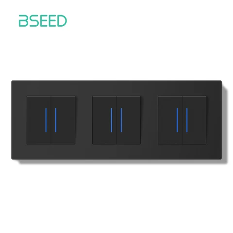 Переключатель BSEED черный пластик