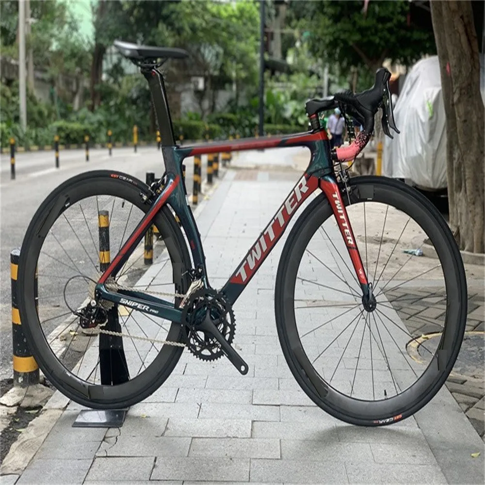 

TWITTER SNIPER 2.0 R2000-16S C Brake Routing Ultra Light Breaking Wind Racing Carbon Fiber Road Bike 700*25C велосипеды bycycle