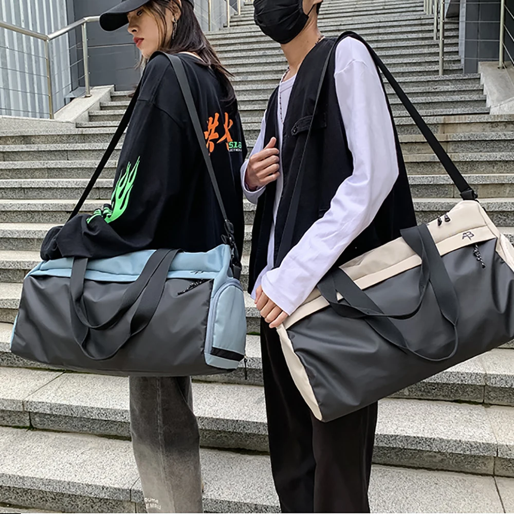 Large-capacity Fitness Bag Dry And Wet Separation Waterproof Sports Yoga Shoulder Handbag Short-distance Travel Bag 2022 New