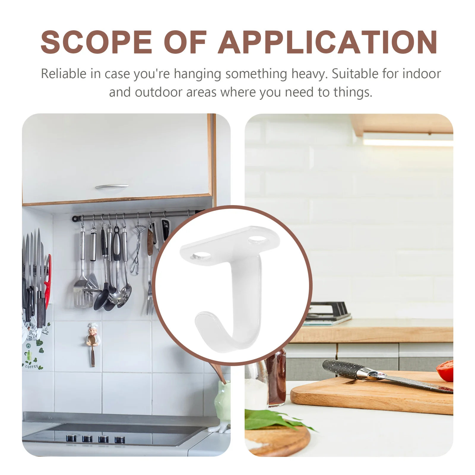 6 шт. крючки для одежды вешалки надежные потолочные бытовые шкафа винтовые на