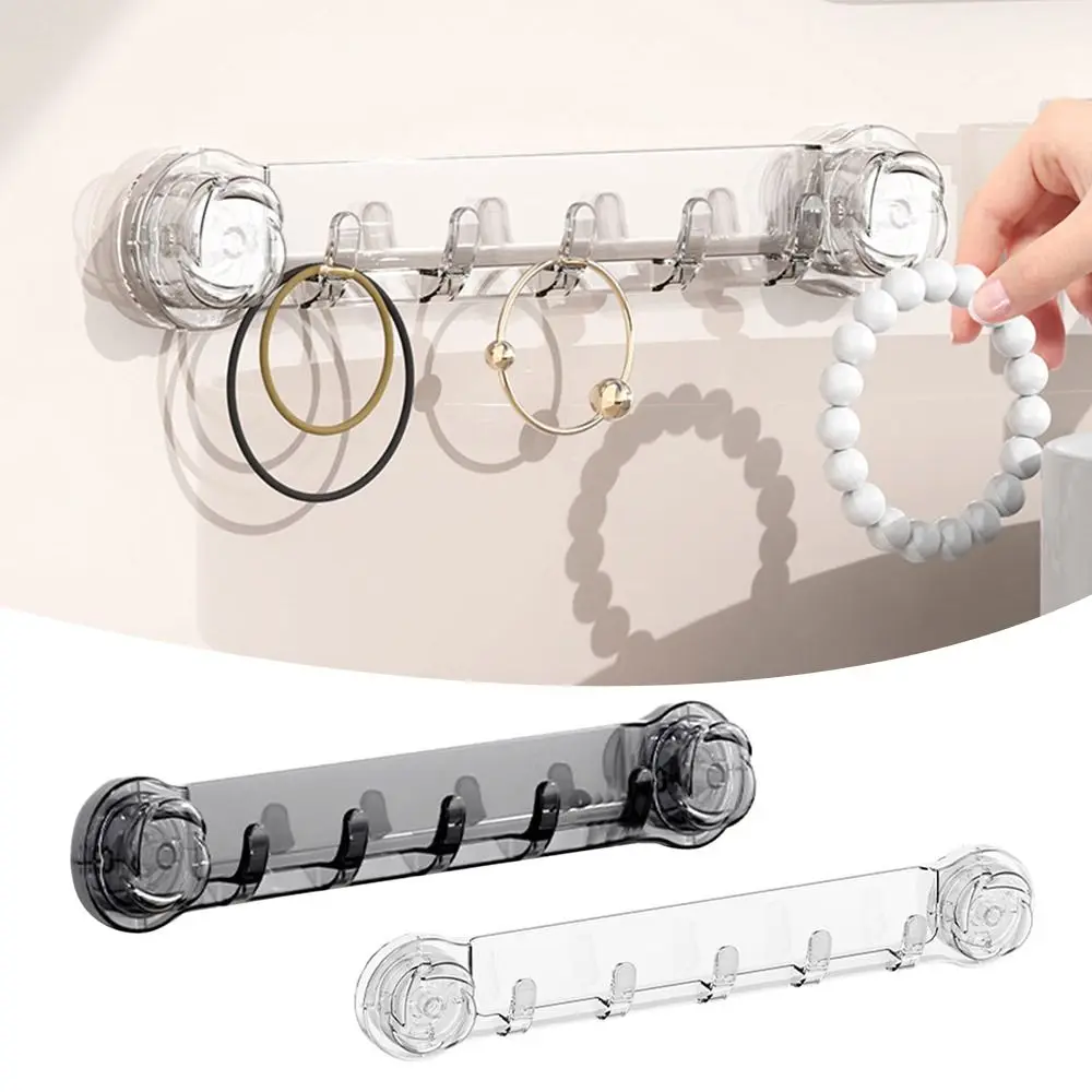 5 крючков крючки на присоске настенная вешалка для полотенец ванной комнаты без