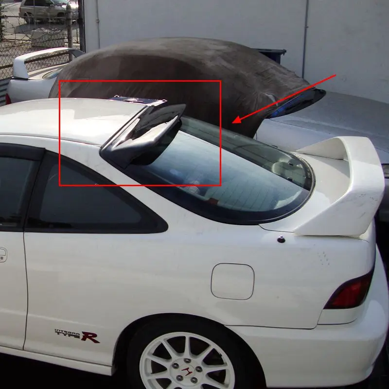 

2-дверный и 4-дверный козырек для крыши из ПММА для Honda Integra DC2, спойлер, автозапчасти 1993-2001