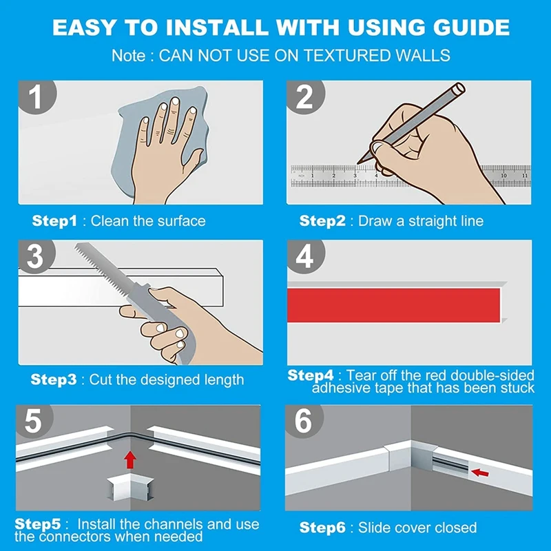 Кабель-щит Большой Настенный ТВ-комплект с гоночной дорожкой поворотный кабель