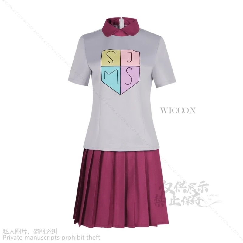 Новинка 2024 костюм для косплея Анны амфибии Марси из аниме серая футболка