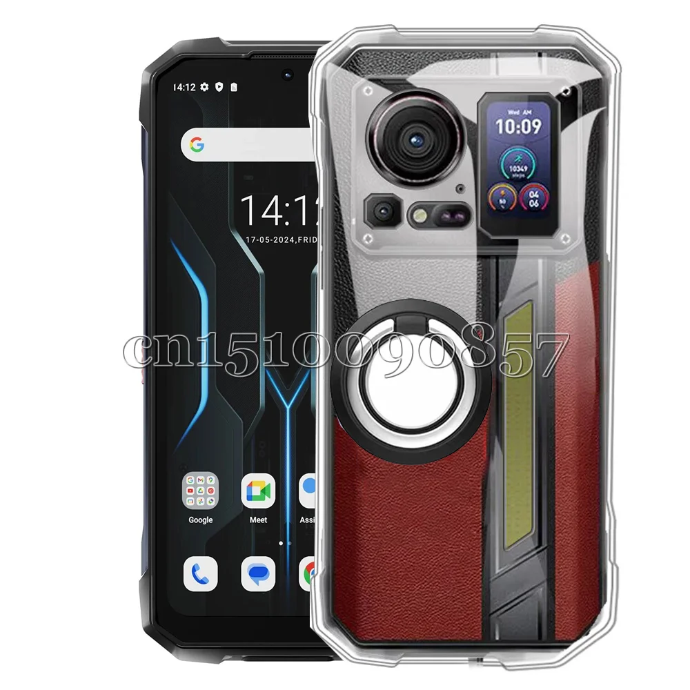 Чехол-держатель с кольцом для HOTWAV Hyper 7 Pro противоударный мягкий чехол из ТПУ