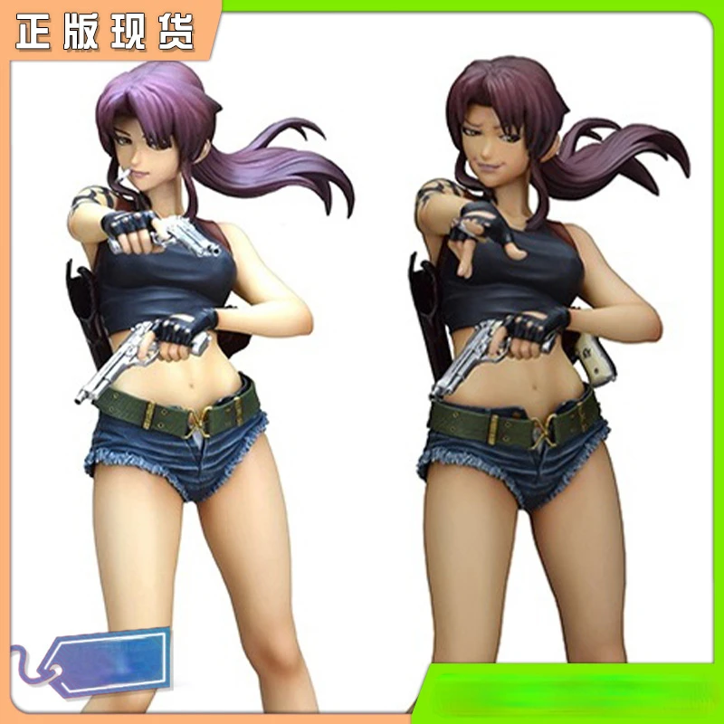 

Фигурки аниме, черный лагунный двойной пистолет Revy Rebecca 1/6, Классическая Ручная работа
