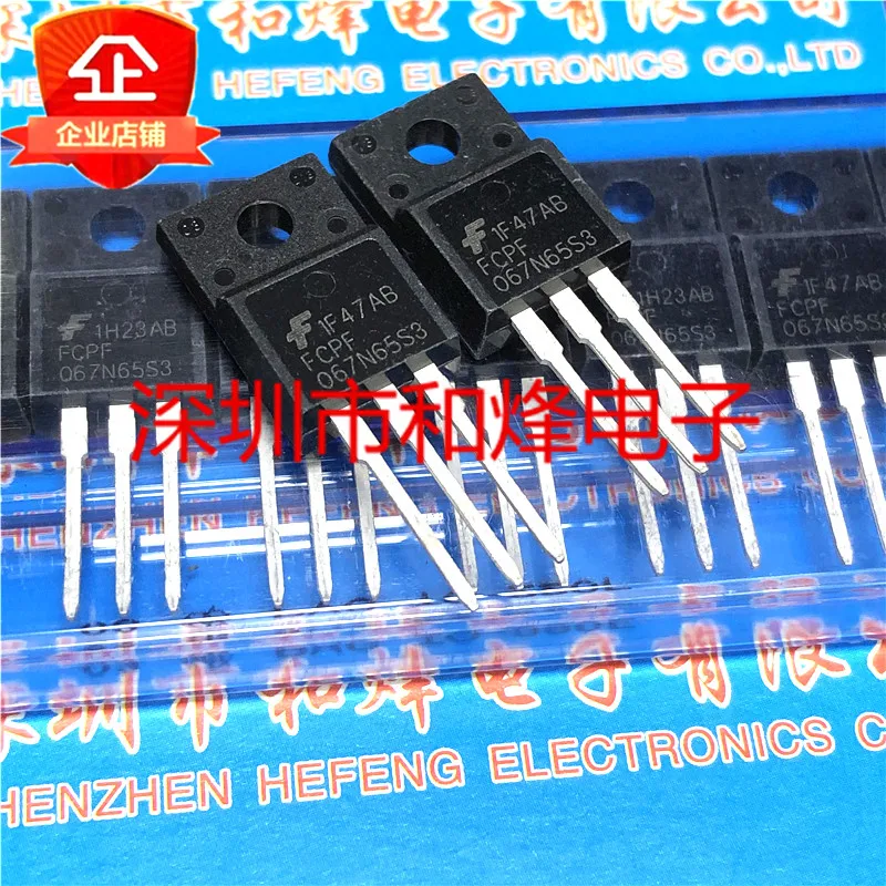 

10pcs 100% orginal new FCPF067N65S3 TO-220F 650V 44A