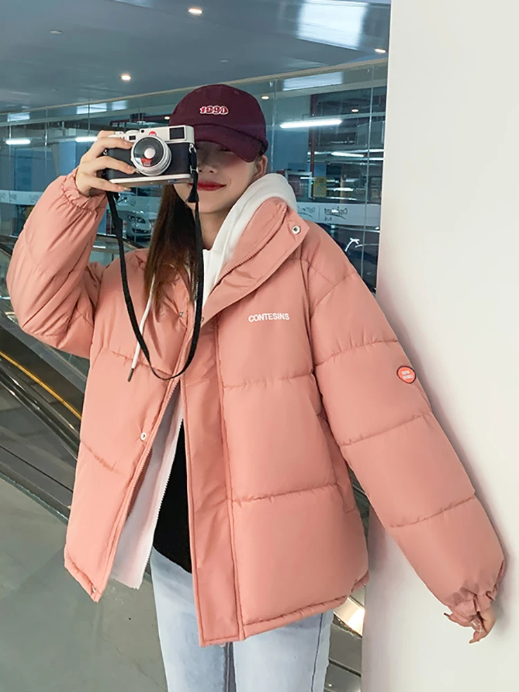 AOSSVIAO Down jacket female quilted jacket oversize in the new student winter coat women winter jacket for women Hooded Parkas