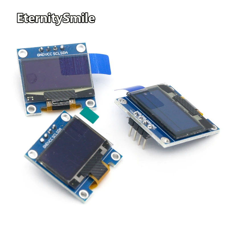 Последовательный белый модуль дисплея OLED IIC 0 96 дюйма 128X64 I2C SSD1306 12864 плата с