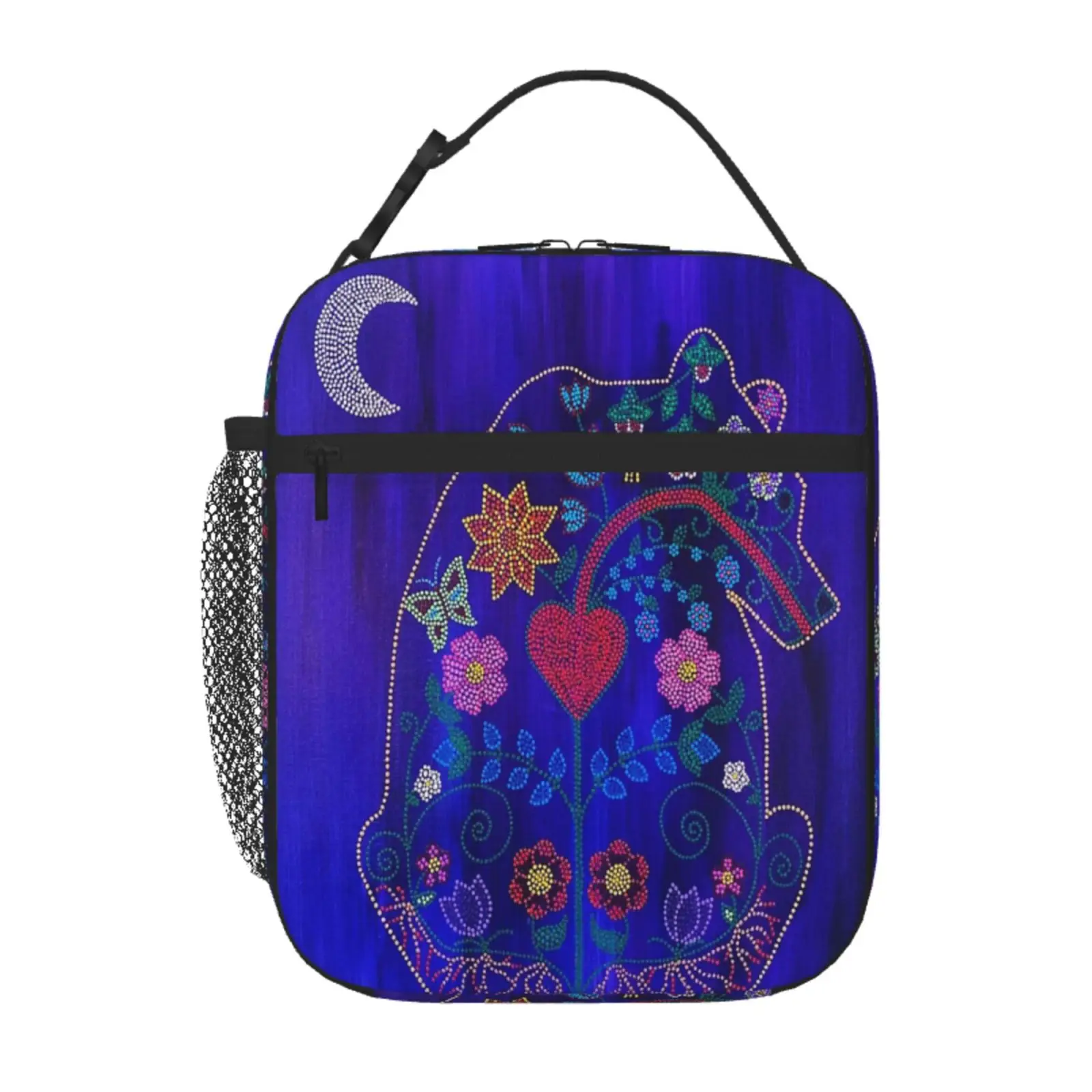 

Maskihkiy Maskwa ~ Medicine Bear Thermal Bag Female Lunchbag Insulated Lunch Bag Lunch Bags