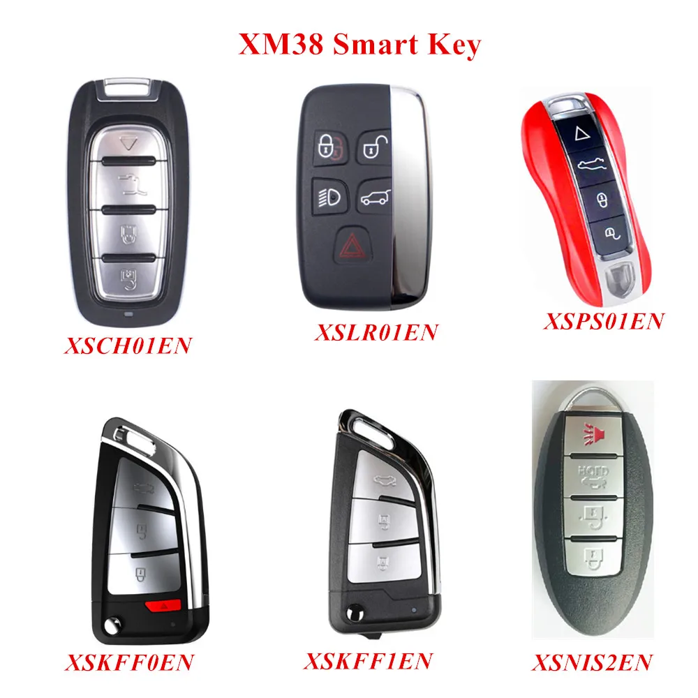 

New Xhorse XM38 Universal Smart Key XSCH01EN KE.LSL Style XSLR01EN LU.H Style XSPS01EN PRO.S Style XSKFF0EN