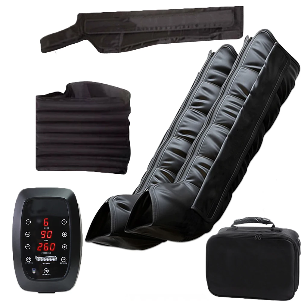

Новый Электрический компрессионный массажер для тела с воздушным циркуляционным насосом, оболочка для ног, семейная циркуляция крови