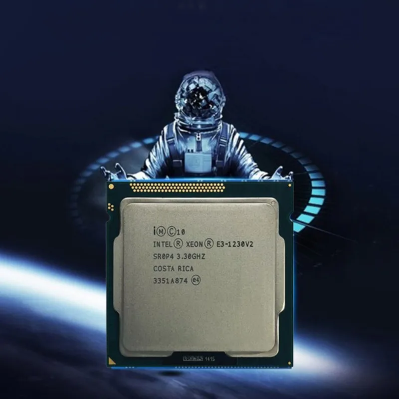 Оригинальный процессор Intel Xeon E3 1230 V2 3 ГГц 4 ядра 8 потоков 69 Вт 22 нм ЦП lga 1155 pin для