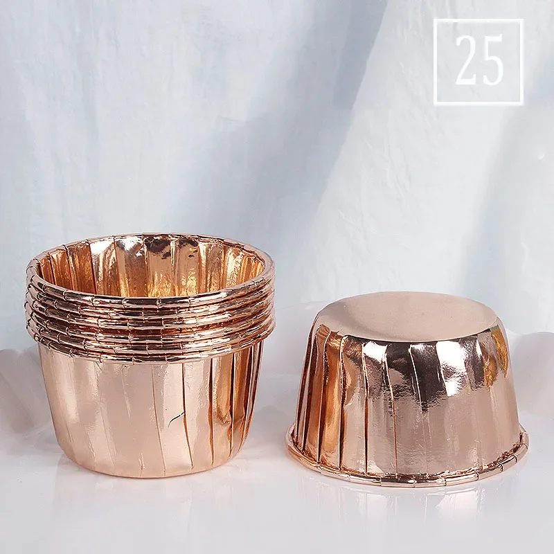 

50 Шт., Большие Рулонные Бумажные Держатели Для Кексов, Экологически Чистые Одноразовые Силиконовые Покрытия