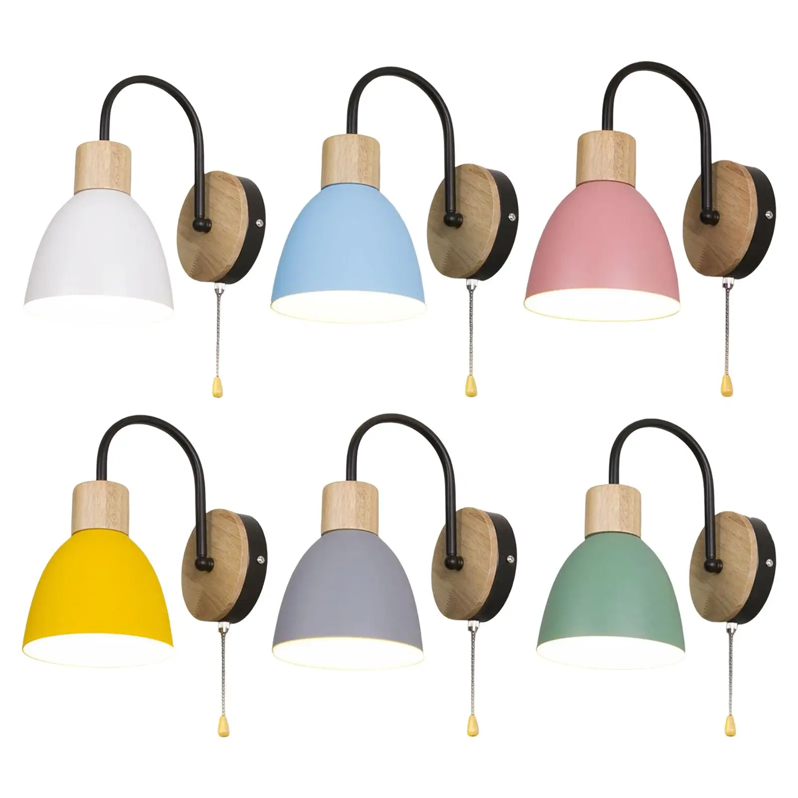 

Modern Minimalist Wall Lamp Wall Sconce Nightlight Wall Mounted Pendant Lighting Fixture for Indoor Bedroom Stairway Entryway