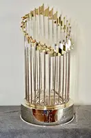 The World Series Trophy Cup Real Size Metal Baseball Trophy Cup Trophy Souvenirs