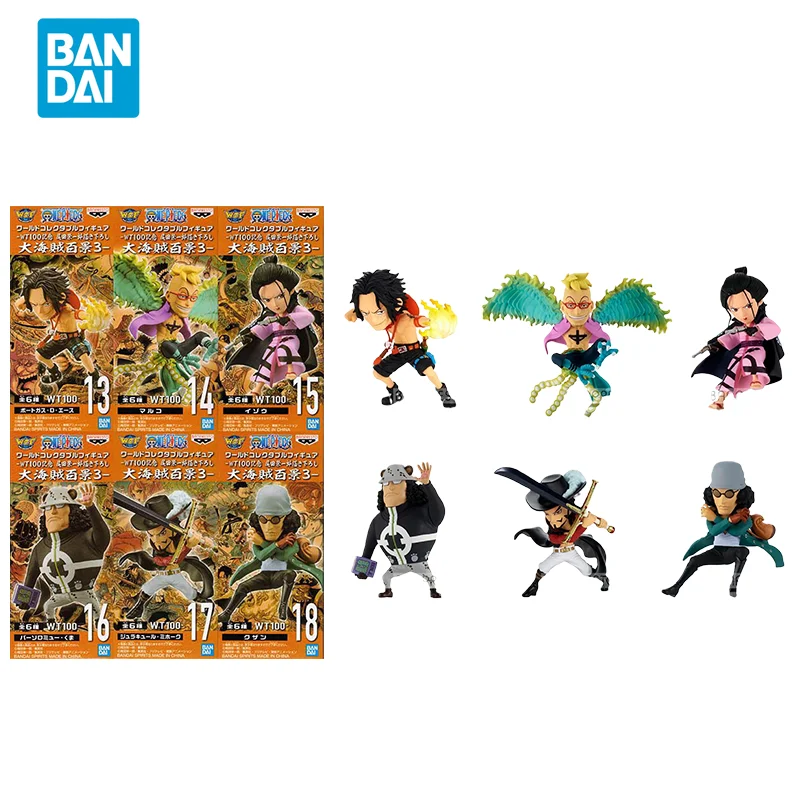 

Фигурки героев аниме Bandai, оригинальные One Piece WCF THE GREAT PIRATES 100, пейзажи Vol3, готовые товары, игрушки, подарок для детей