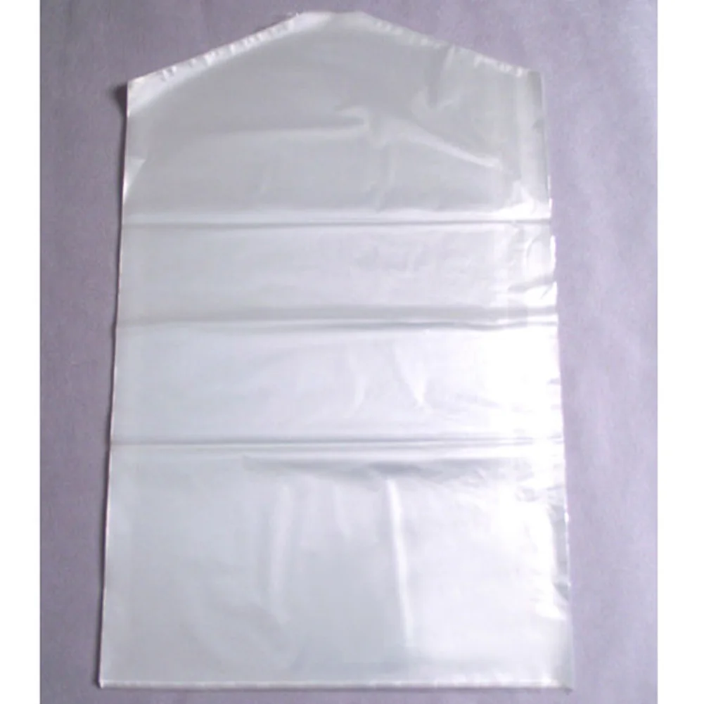 

10pcs Clothes Dust Cover Clear Plastic Garment Bags Disposable Dustproof Storage Bags Wardrobe Hanging Clothing Coat Dust Cover
