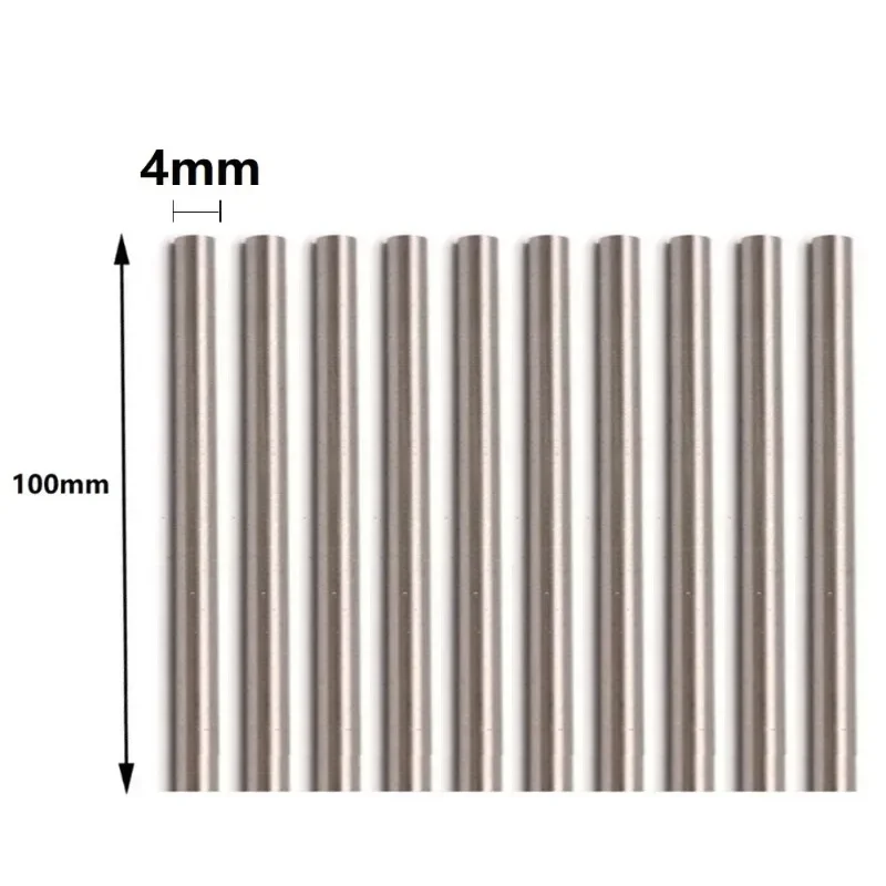 1piece Length 100mm High Purity Tungsten Rod Needle Φ4.0-20mm Electrode W99.95%