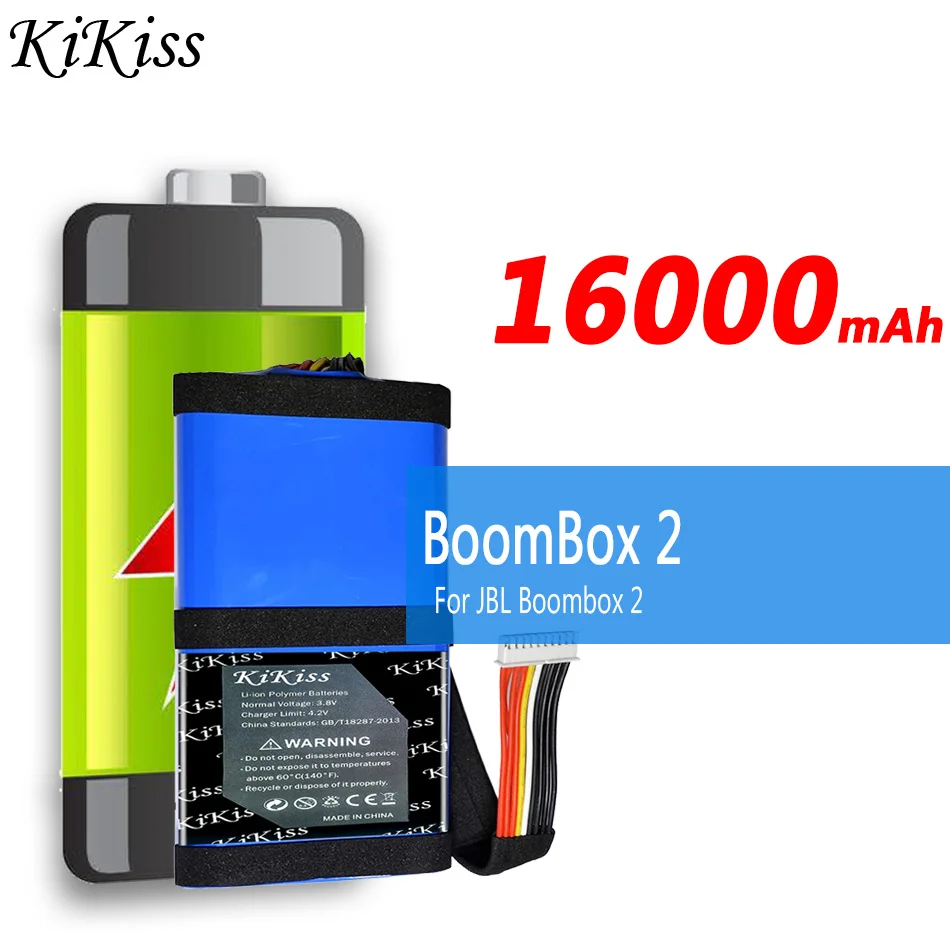 

Мощный аккумулятор KiKiss BoomBox 2 16000 мАч для аккумуляторов JBL Boombox2