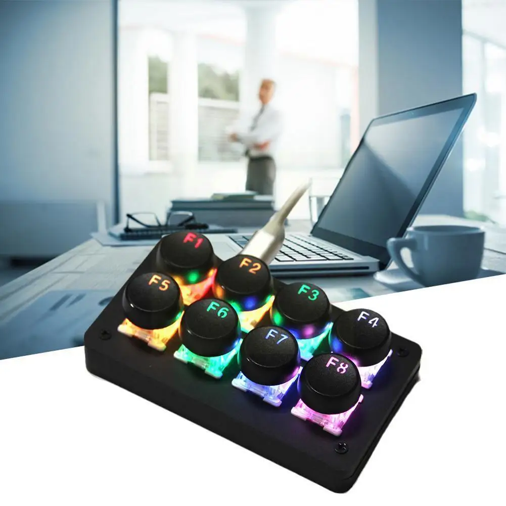 

Миниатюрная пользовательская плата с подсветкой, программируемая плата с 8 функциями макросъемки, паста, дополнительные копии механически...