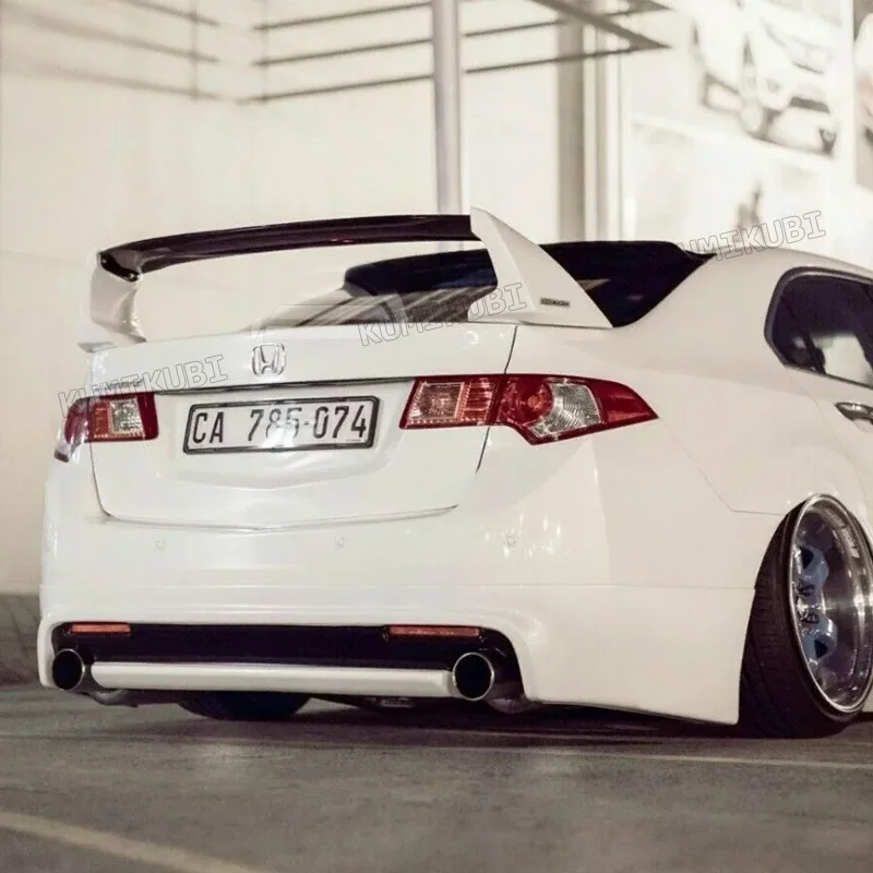 Фото КОМПОЗИТНЫЙ СПОЙЛЕР ЗАДНЕГО КРЫЛА MUGEN STYLE ДЛЯ HONDA ACCORD 8/ACURA TSX 2008-2013 Глянцевый ЧЕРНЫЙ ИЛИ БЕЛЫЙ №5