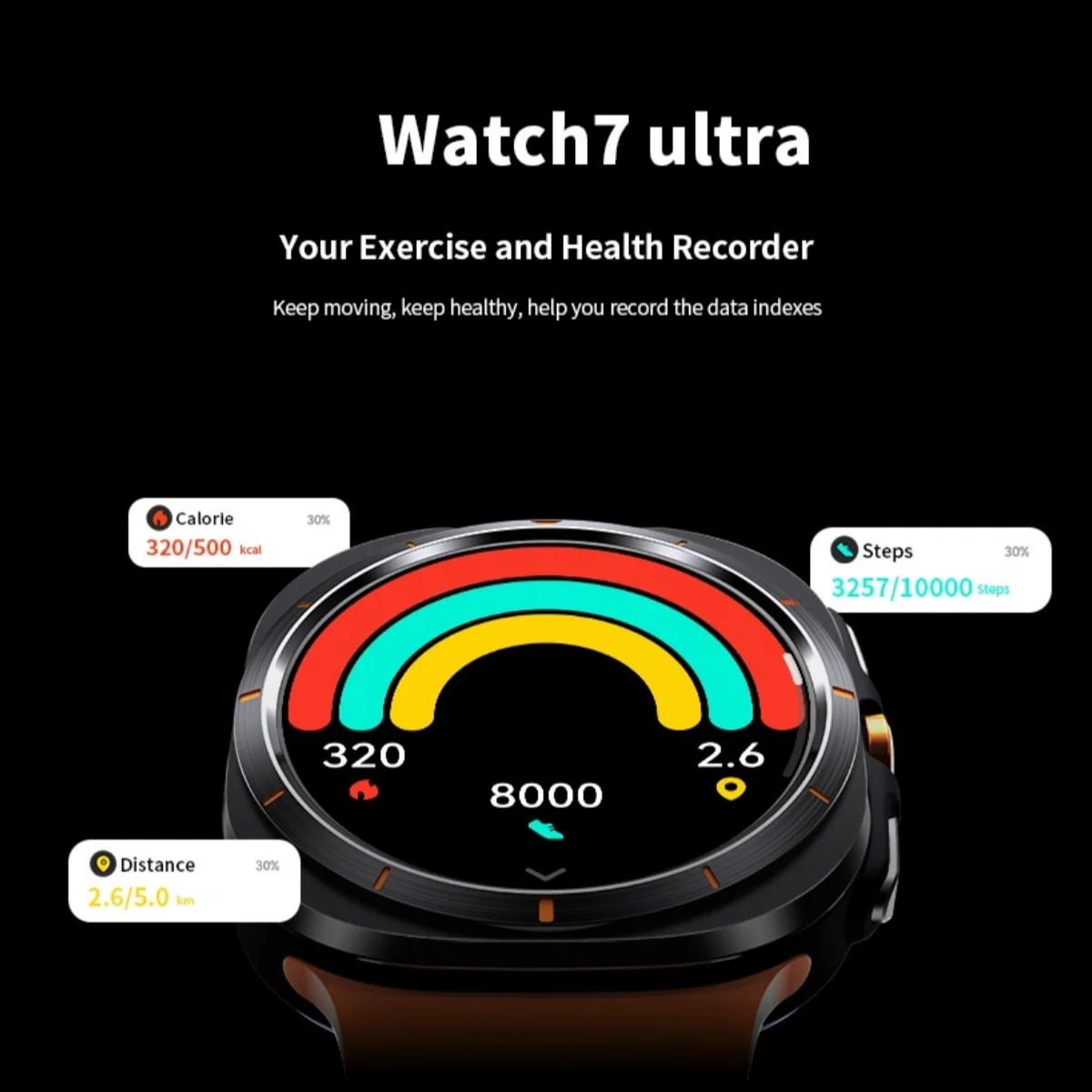 Js Watch 7 Ultra 1:1 Мужские Водонепроницаемые Умные Часы 46 Мм Amoled-дисплей Bluetooth-вызов Android
