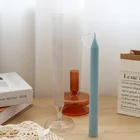 Форма для свечей с мелкими зубьями Spire, форма для свечей ручной работы для ароматерапии, форма для длинных церковных свечей, Пластиковая форма для свечей, принадлежности для изготовления свечей
