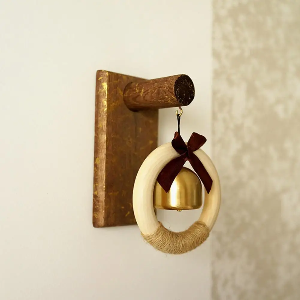 

Wall Doorbell Metal Doorbell Simple Style Outdoor Doorbell Decoration Crisp Sound Punch-free Installation for Entrance Door Bell