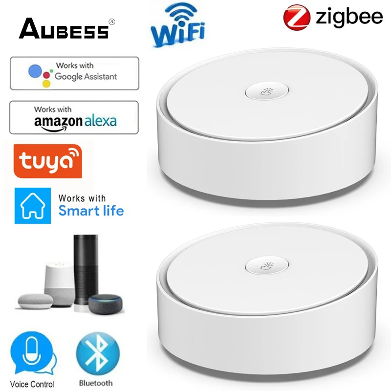 

Aubess Wi-Fi ZigBee, Bluetooth Смарт-шлюз, многопротокольный сетчатый хаб связи, умный дом, работа с Alexa Google Home 2022, Лидер продаж
