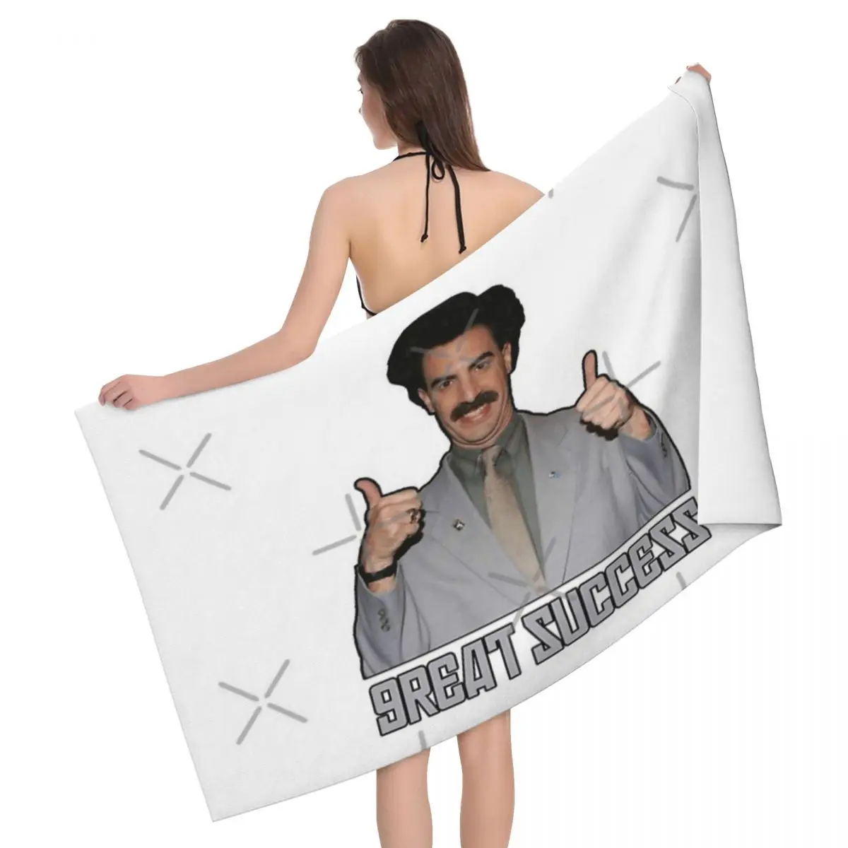 

Borat, Great Success 80x130cm Bath Towel Water-absorbent For School Holiday Gift