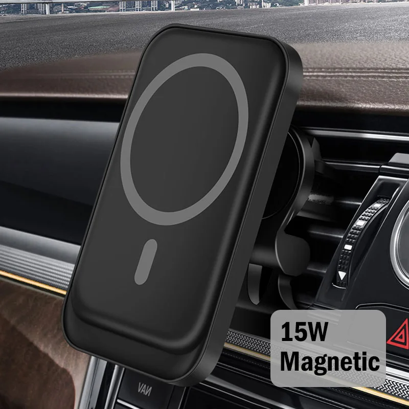15w qi magnetic car wireless charging stand for samsung galaxy s20 s21 s22 ultra plus 5g fast car charger magnet sticker case free global shipping