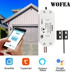 Wofea Tuya Smart WIFI 2.4G Garage Door Opener Controller Open  Close by Phone APP No Need Hub Compatible Alexa  Google Home