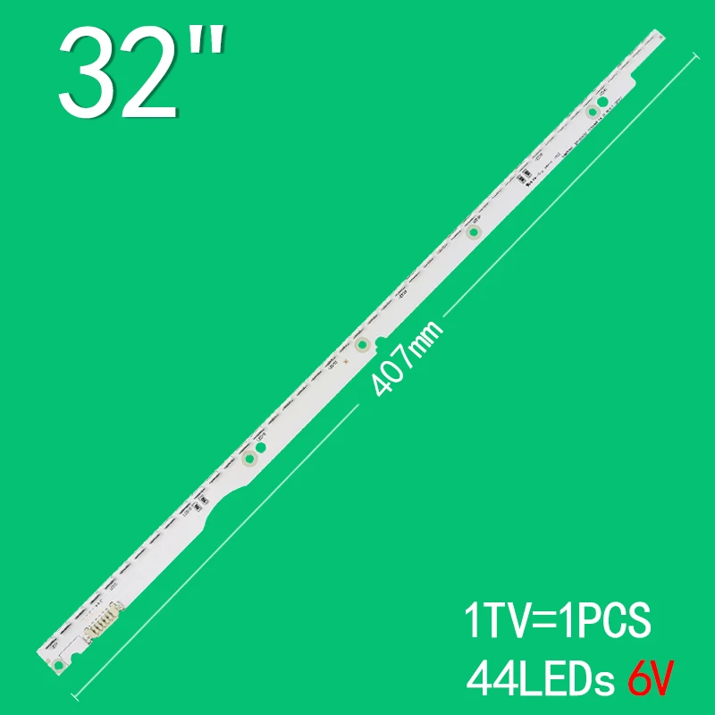 

6V 407mm For 32" TV 2012SVS32 7032NNB 44 2D V1GE-320SM0-R1 UE32ES6307 UA32ES5500 UE32ES5530W UE32ES5557K UA32D5500 UE32ES6760S