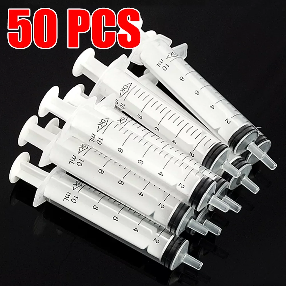 

NEW 10ml Plastic Syringe Industrial dispensing Syringe sealant epoxy syringe liquid dispenser Cubs Measure Nutrient Hydroponic